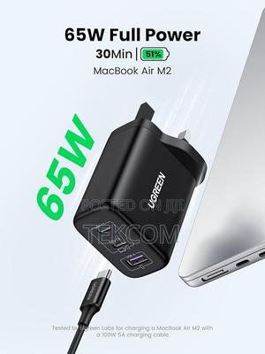 Ugreen Usb Fast Charger Uk (Black) - thumbnail 2