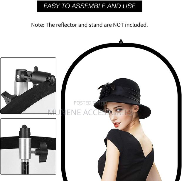 Photography Reflector Disc Holding Clip Light Holder Clamp for Tripod - thumbnail 3