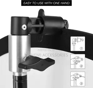 Photography Reflector Disc Holding Clip Light Holder Clamp for Tripod