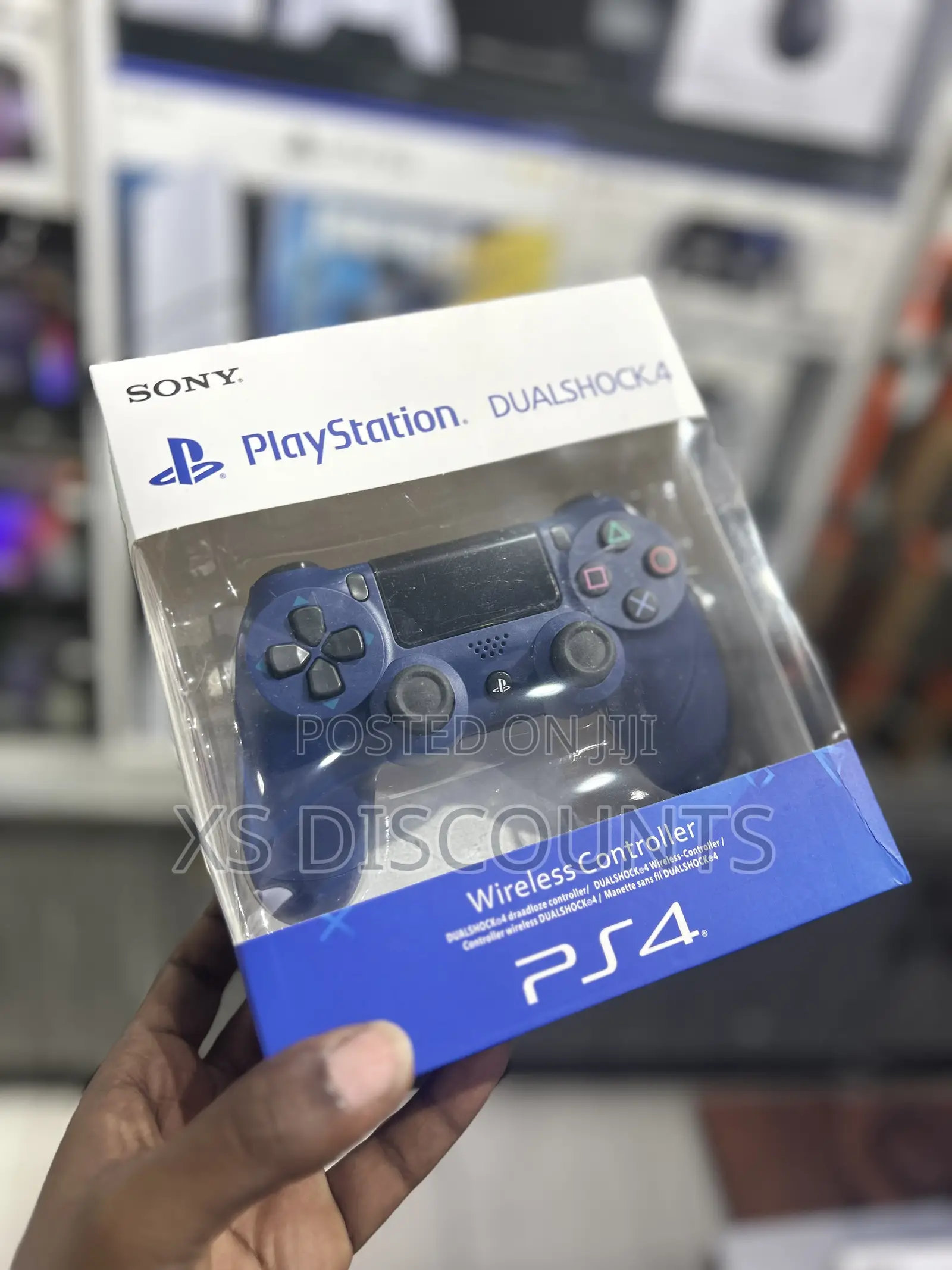 Navy Blue Custom Ps4 Controller