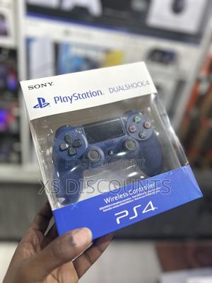 Navy Blue Custom Ps4 Controller - main view