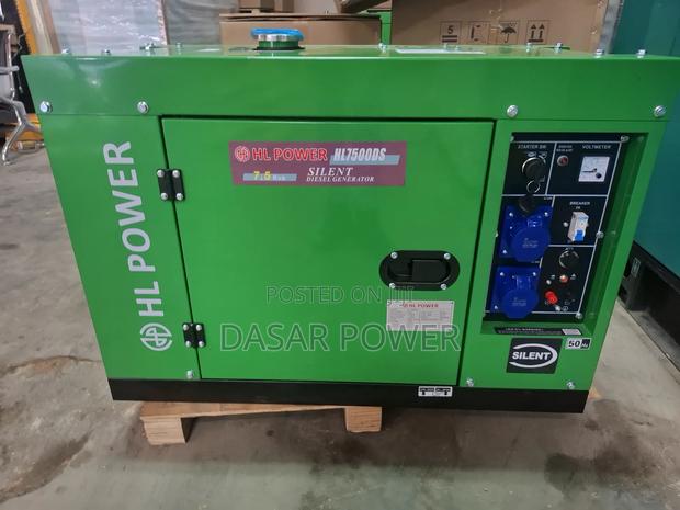 7.5kva Hl Power Uk Hl7500ds Silent Diesel Generator - thumbnail 3