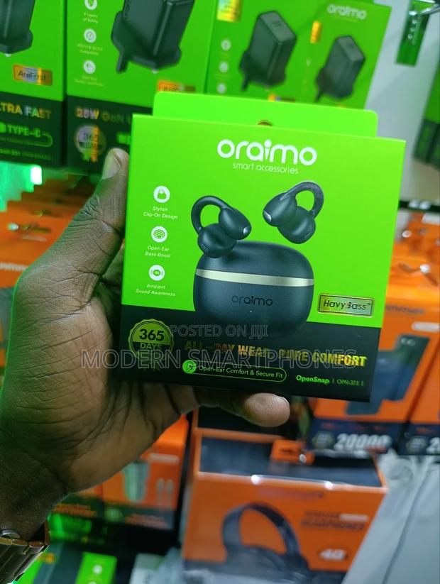 Oraimo Opensnap Clip-on True Wireless Earphones - main view