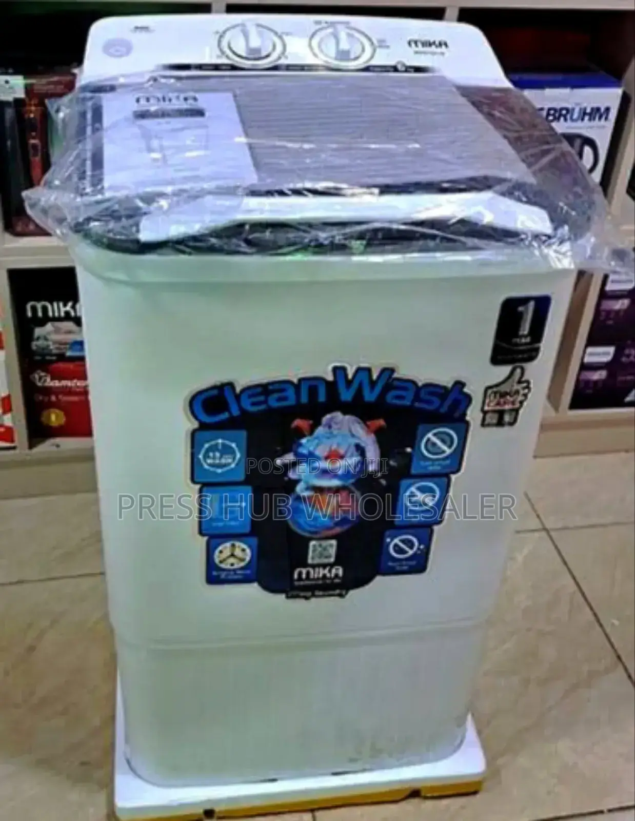 Mika 6kg Fully Automatic Top Load Washing Machine