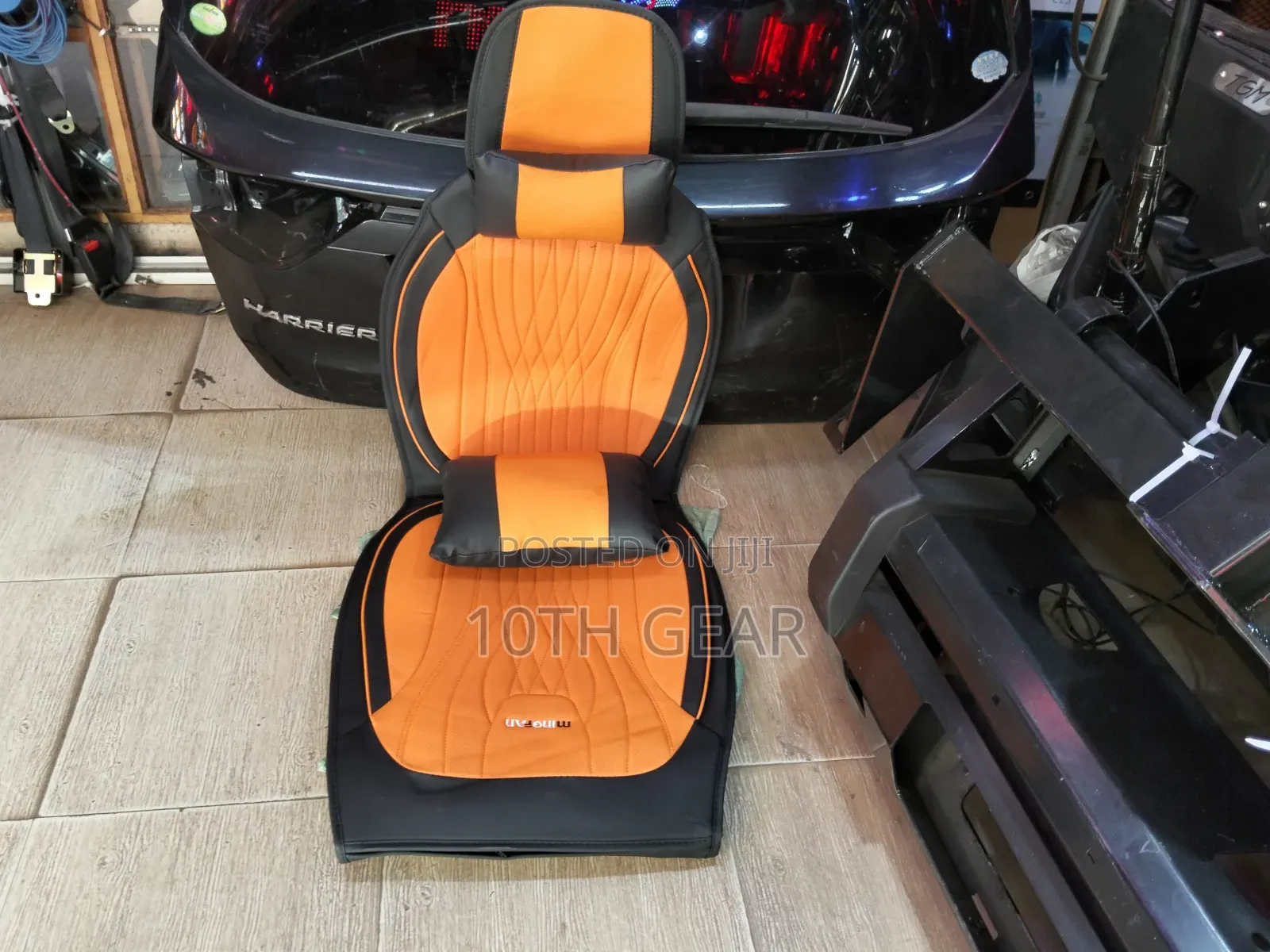 Universal Seat Covers (Black Orange)