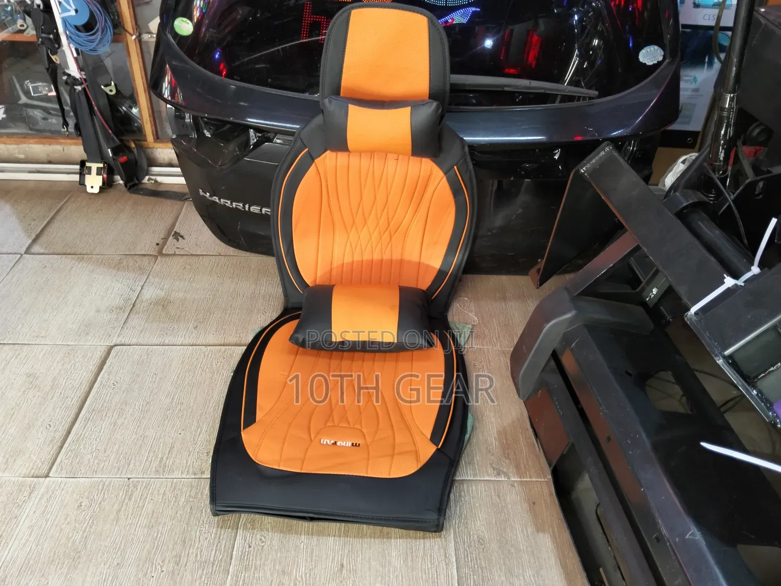 Universal Seat Covers (Black Orange)