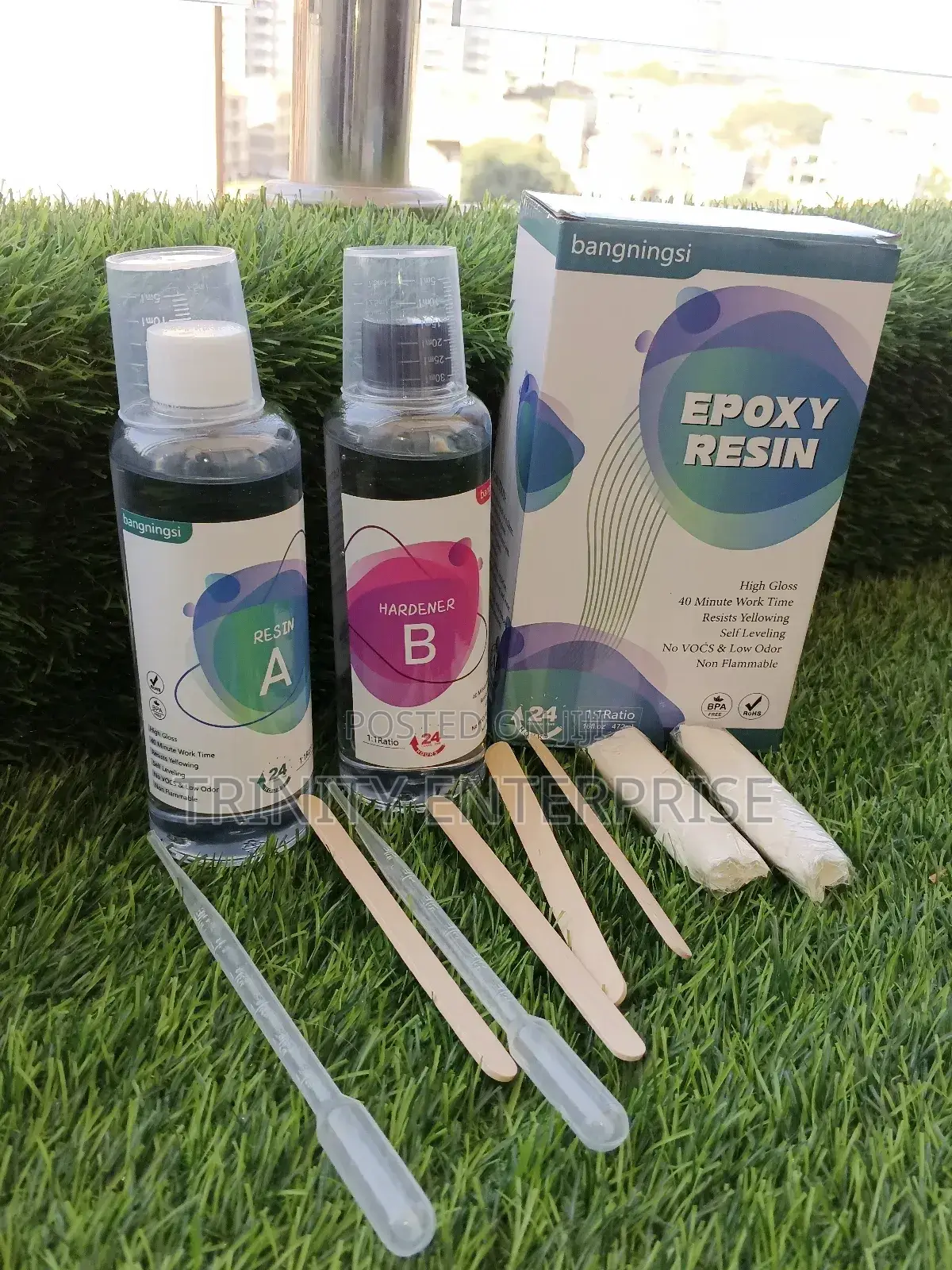 1:1 Clear Epoxy Resin Kit for Jewelry 500 G Kit
