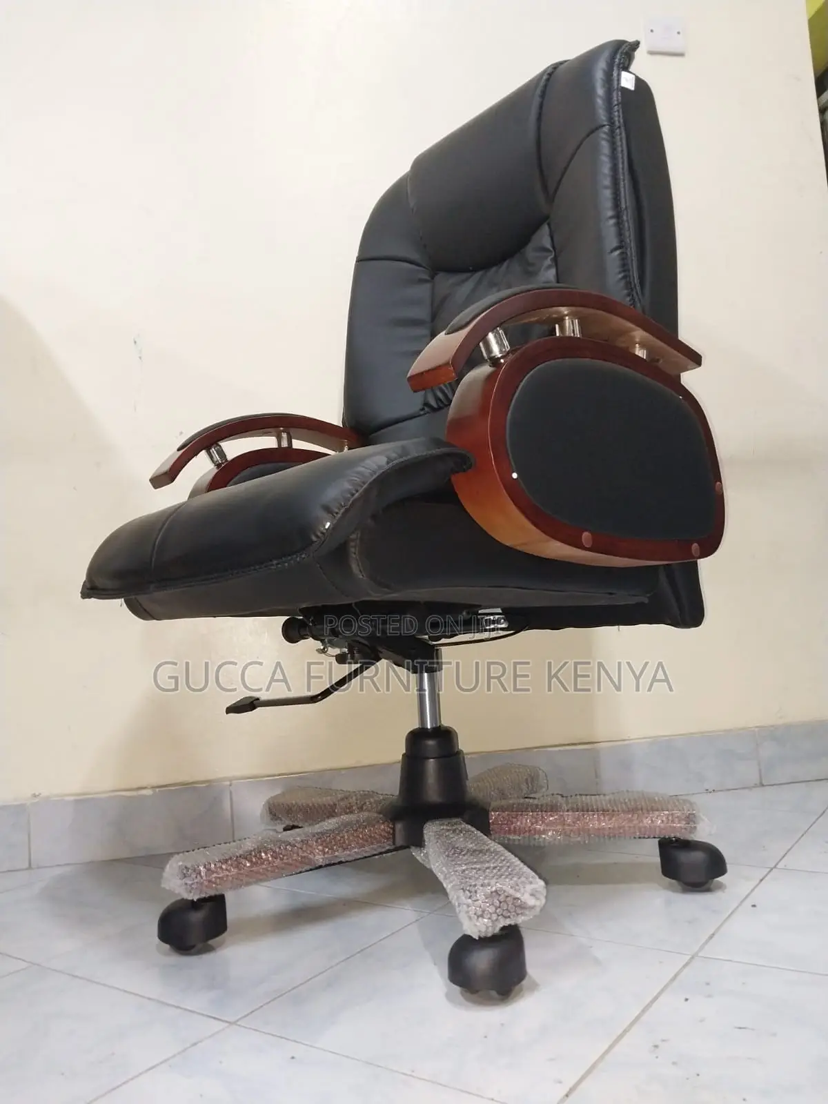Office Directors Reclining Leather Chair