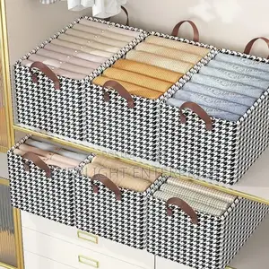 Non Woven Checked Wardrobe Clothes