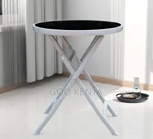 Home Table; Space-saving Foldable 4-seater Outdoor Dining Table