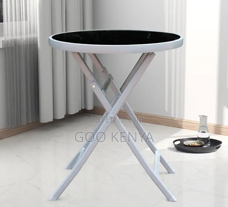 Home Table; Space-saving Foldable 4-seater Outdoor Dining Table