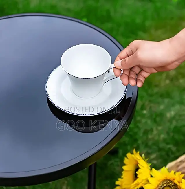 Home Table; Space-saving Foldable 4-seater Outdoor Dining Table