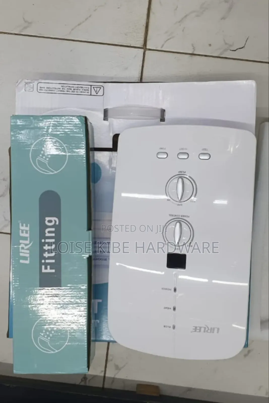 Lirlee Shower Heater Available