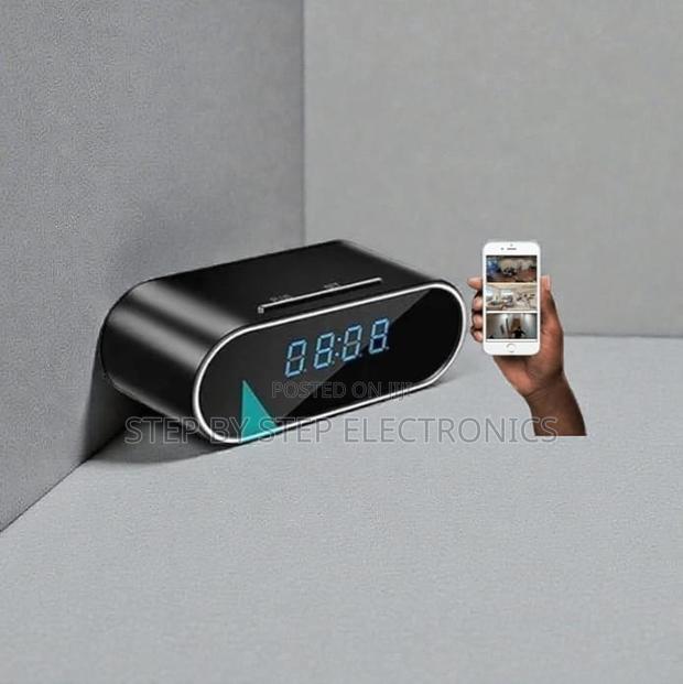 Home Security Smart Wifi Table Clock Spy Camera 1080p FHD
