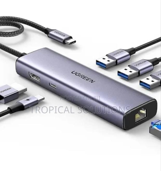 Ugreen 6 in 1 Usb-C Multifunction Adapter - Cm512 - main view