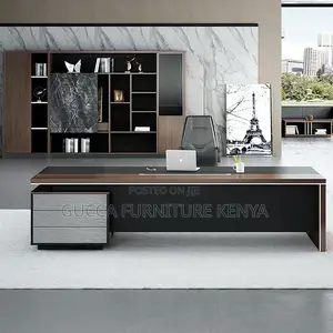 180cm Office Executive Table With Side Extension
