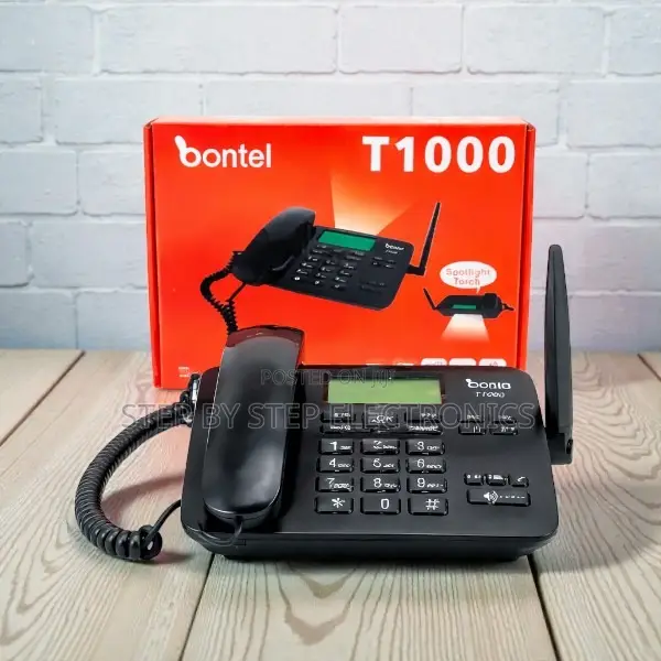 Bontel GSM Landline Phone With Inbuilt Battery for Home Office