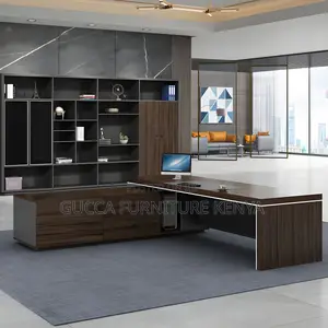 180cm Office Executive Table With Side Extension