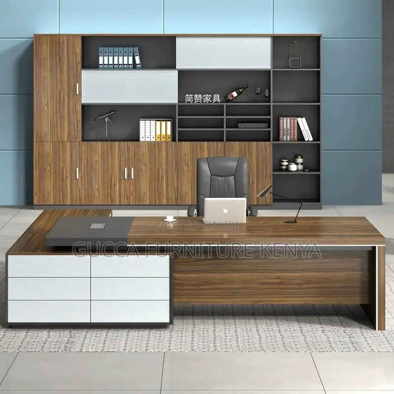 180cm Office Executive Table With Side Extension