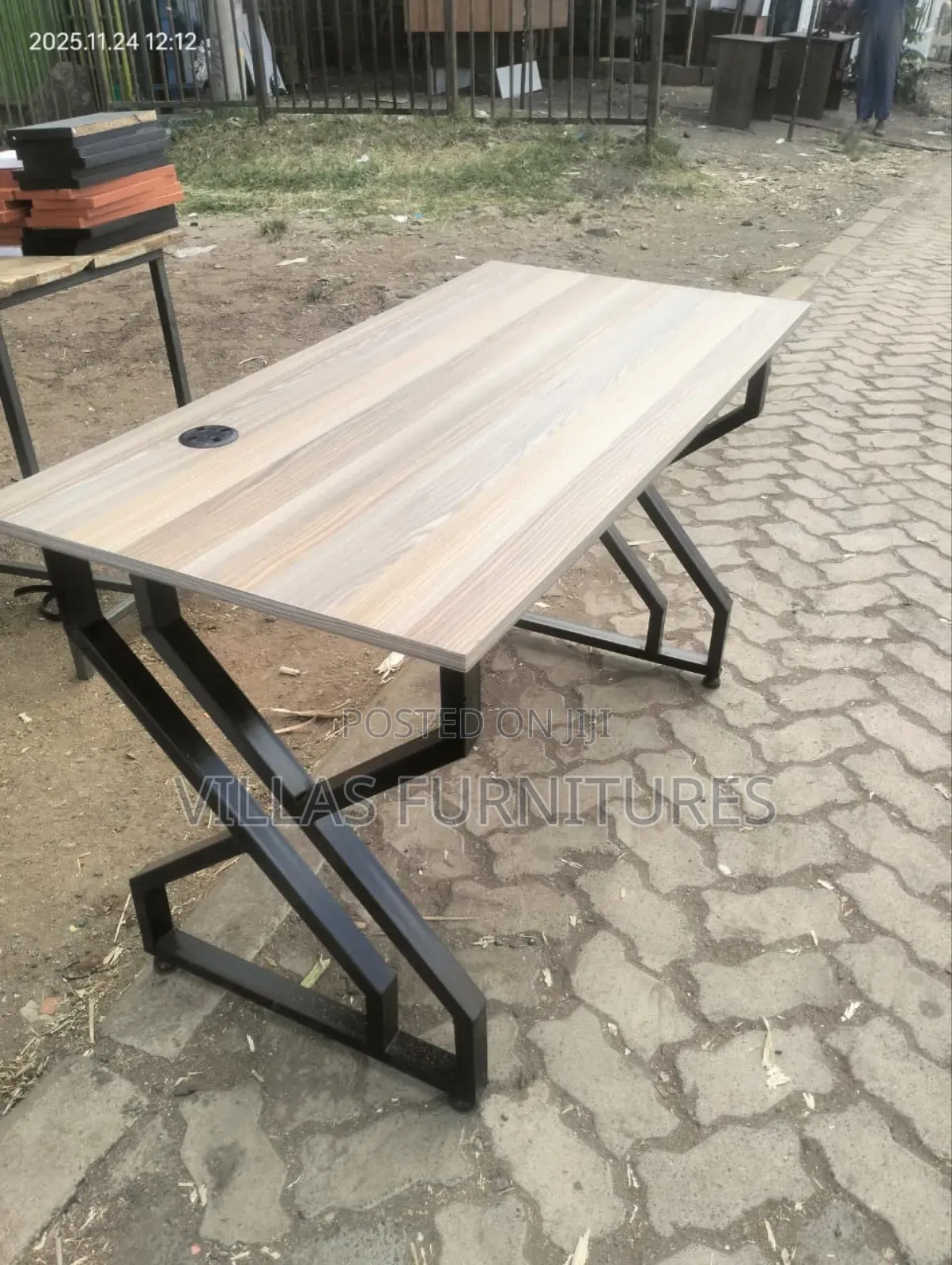 Metallic Study Table