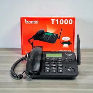 Bontel GSM Desktop Phone With LCD Screen Portable Wireless