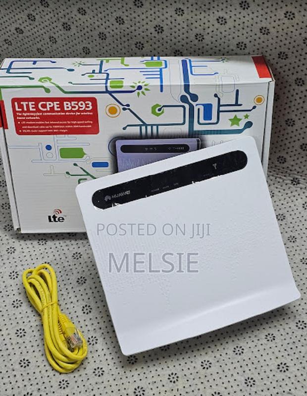 B593 Secure, and Fast 4g Lte Connectivity Huawei B593 Lte Cpe Router