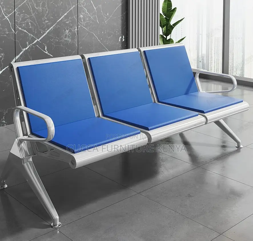 3-link Padded Reception Waiting Bench