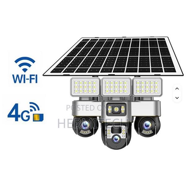 V380 Pro App 3 Lens Pan-Tilt Intelligent Camera for Outdoor