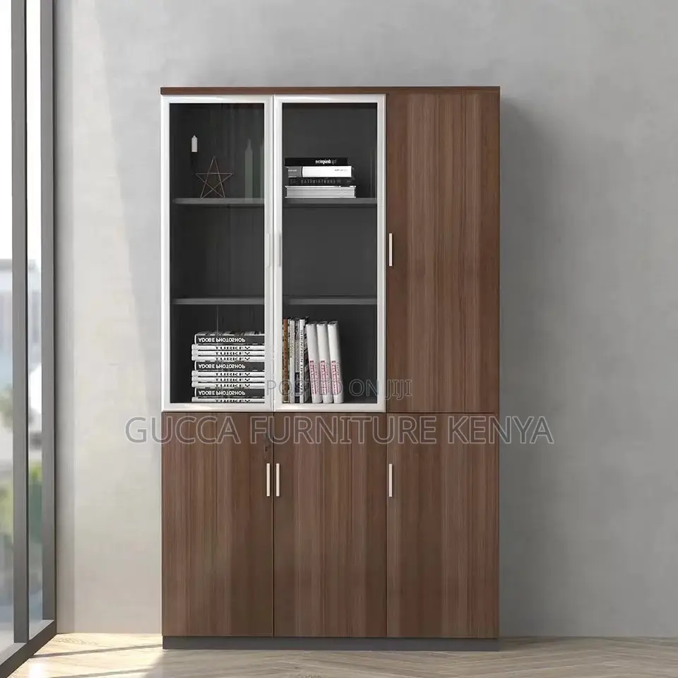 Wooden 3-doors Office Filling Cabinet