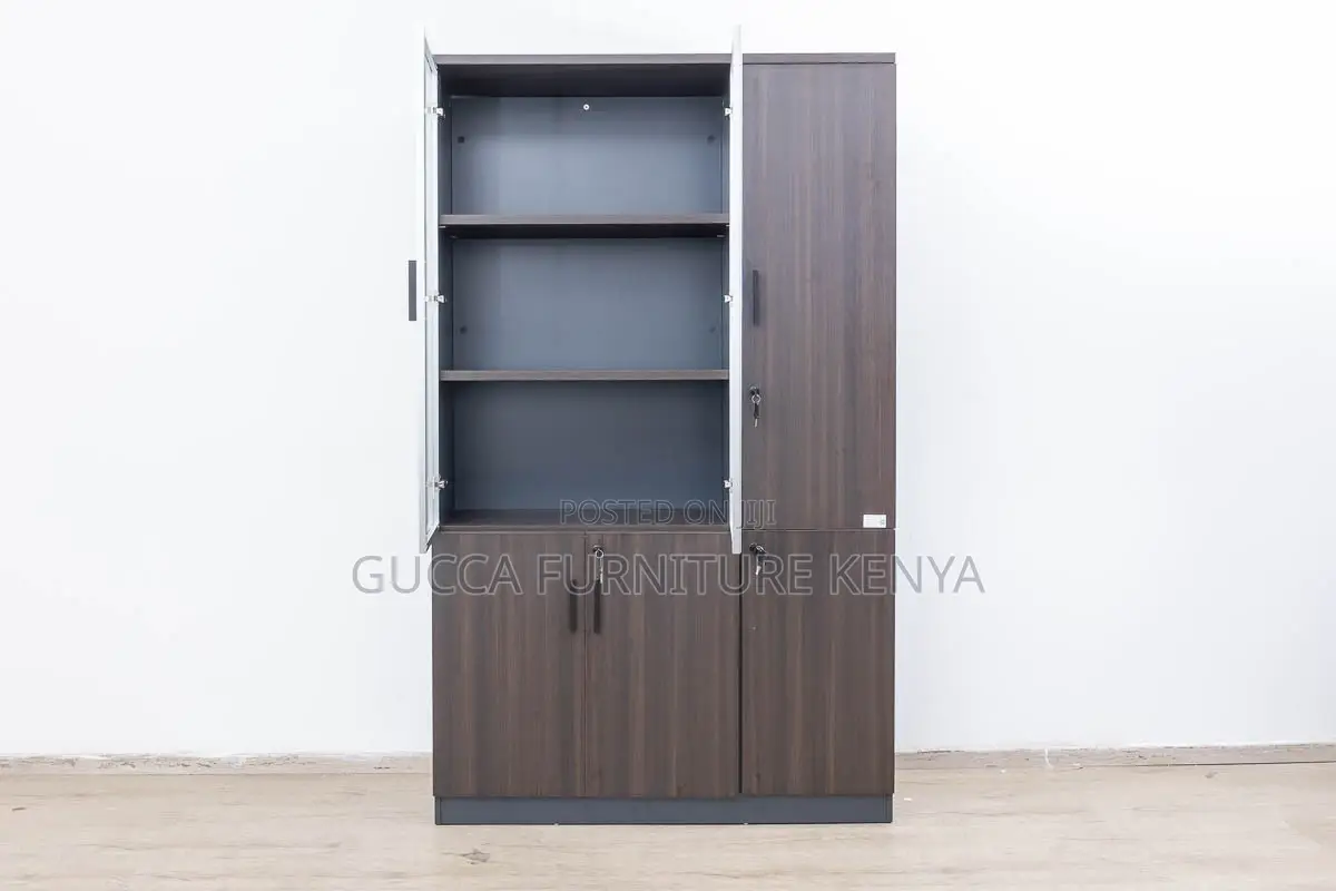 Wooden 3-doors Office Filling Cabinet