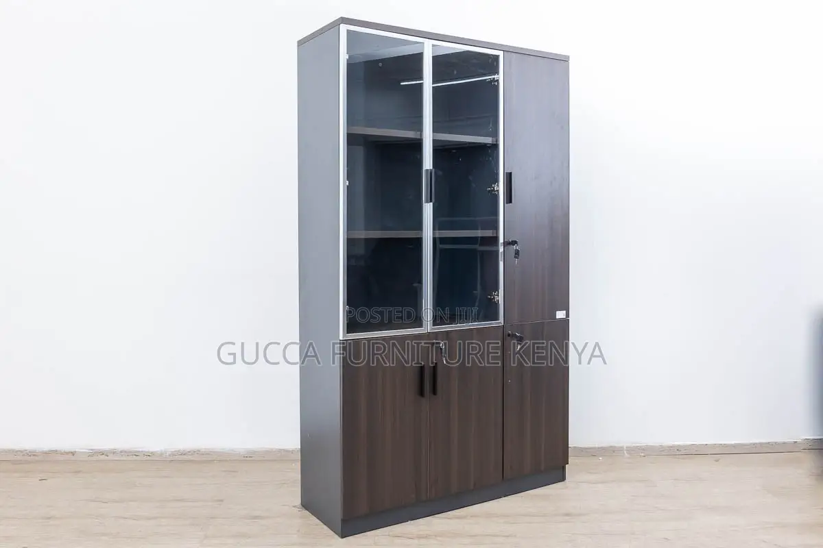 Wooden 3-doors Office Filling Cabinet
