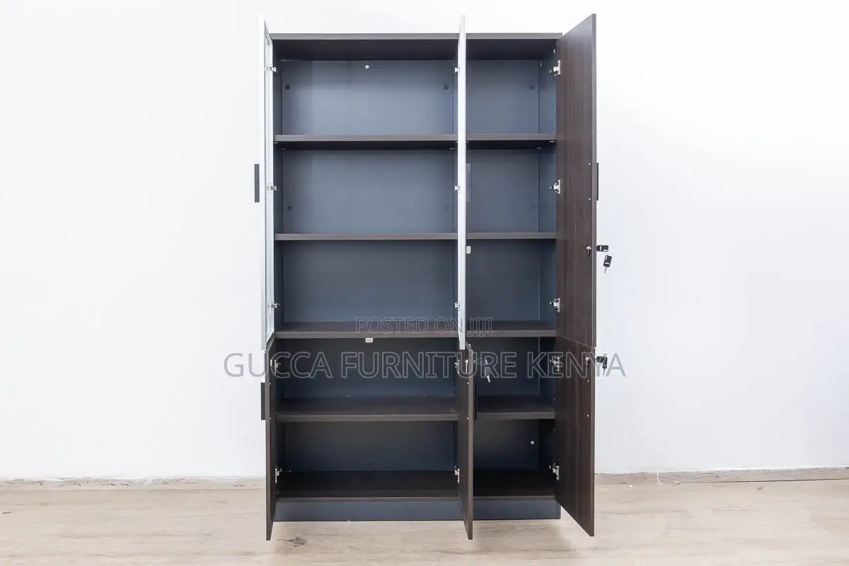 Wooden 3-doors Office Filling Cabinet