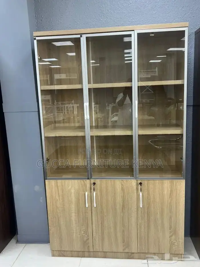 Wooden 3-doors Office Filling Cabinet
