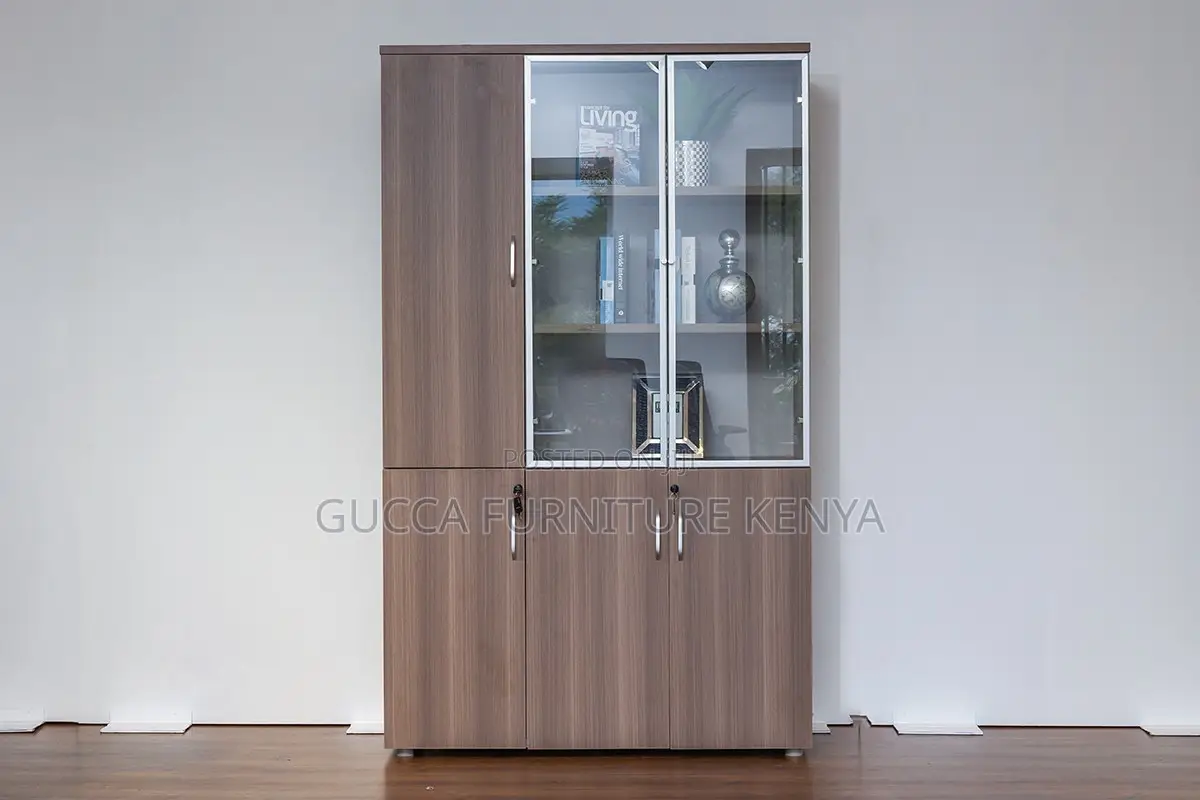 Wooden 3-doors Office Filling Cabinet