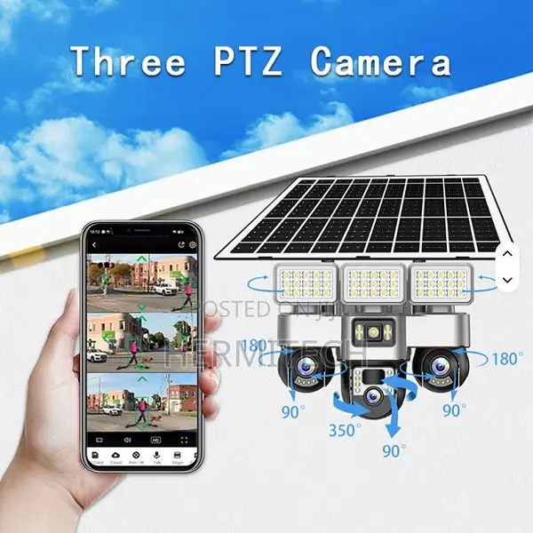 Solar Flood Light CCTV Camera