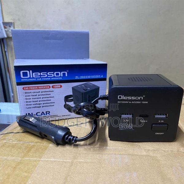 Olesson 150w Dc-Ac Car Inverter – Portable Power Supply - main view
