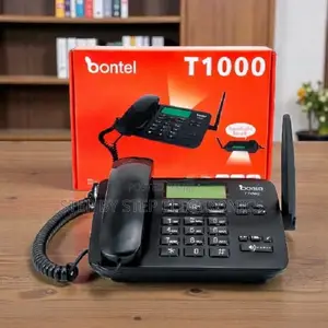 Bontel GSM Landline Desktop Phone Strong Quality Wireless