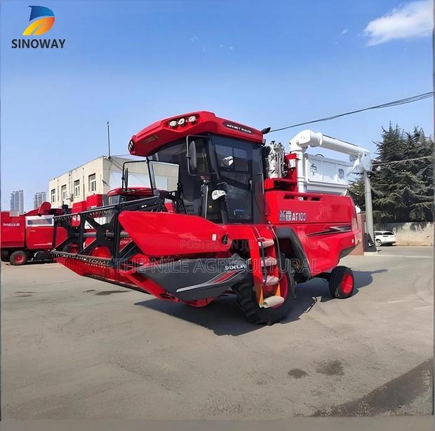 200 Horsepower Combine Harvester for Wheat, Rice, and Soybeans.