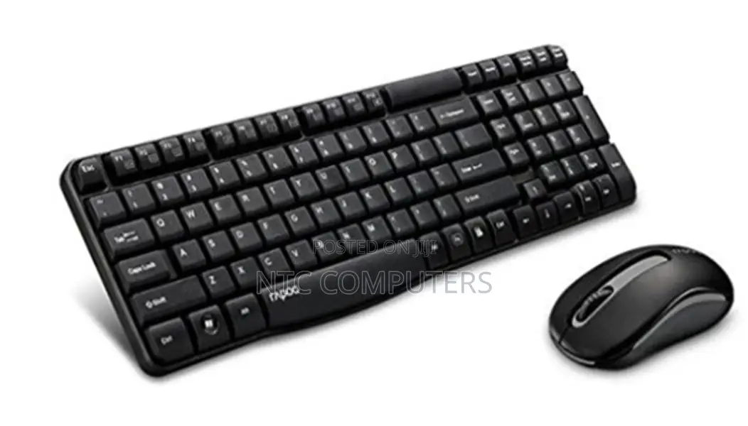 Rapoo Wireless Multimedia Optical Mouse Keyboard Combo - X1800s