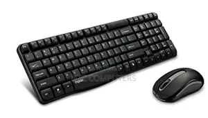 Rapoo Wireless Multimedia Optical Mouse Keyboard Combo - X1800s