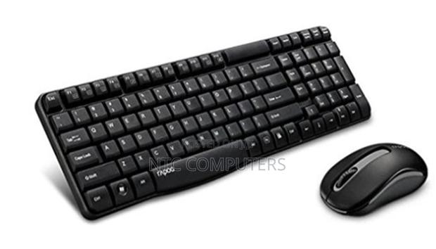 Rapoo Wireless Multimedia Optical Mouse Keyboard Combo - X1800s
