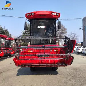 Automatic Combine Harvester 200hp Multifunctional High Productivity
