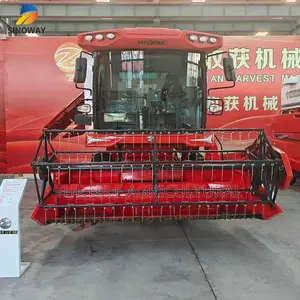 Automatic Combine Harvester 200hp Multifunctional High Productivity