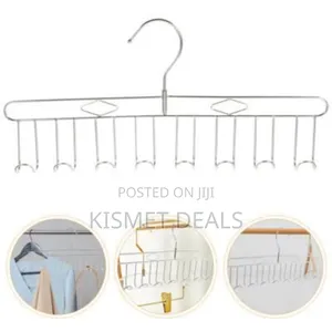 Rotating Stainless Steel 8 Hook Hanger