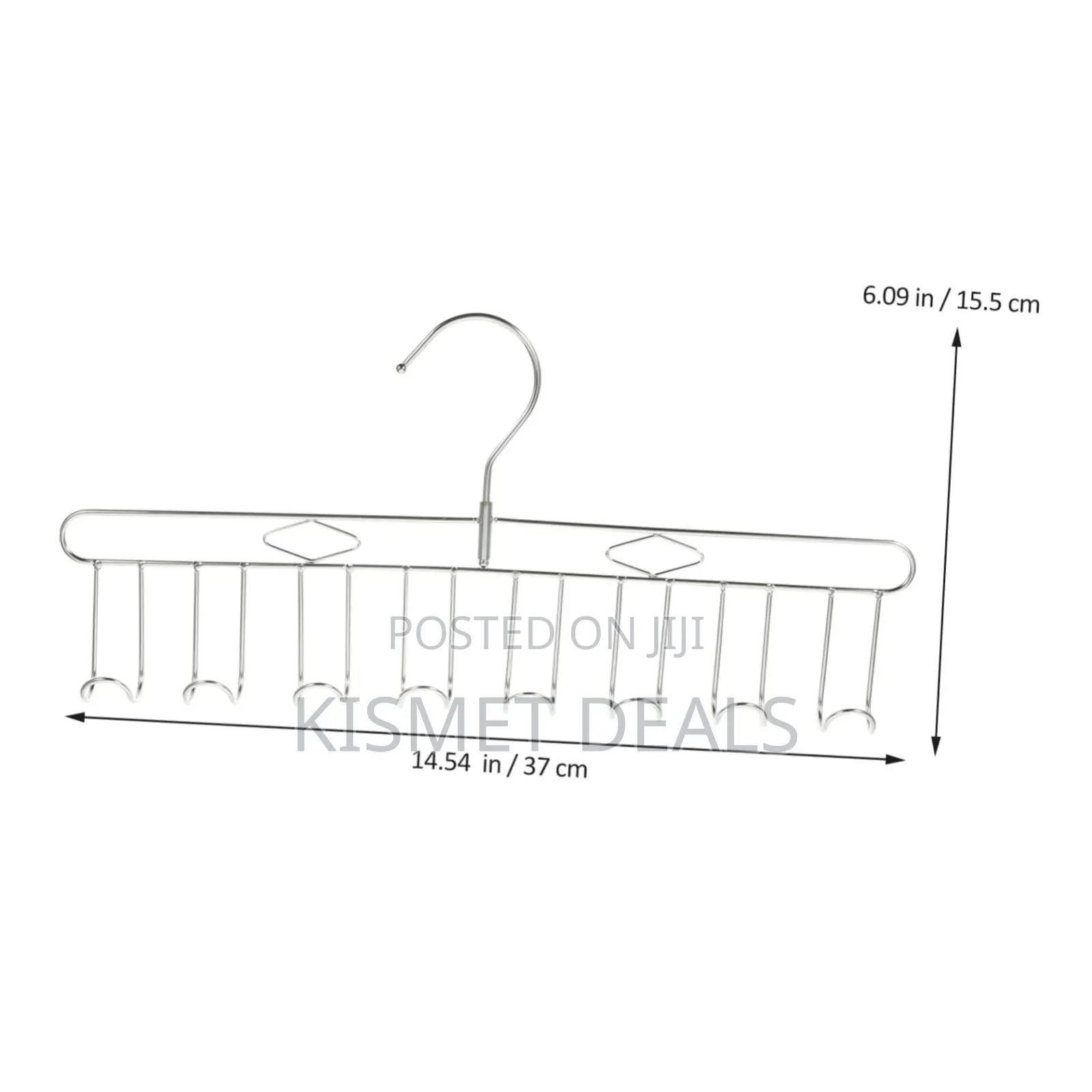 Rotating Stainless Steel 8 Hook Hanger