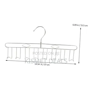 Rotating Stainless Steel 8 Hook Hanger