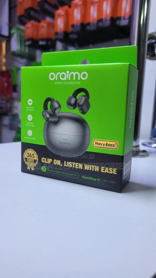 Oraimo Opensnap N Clip-on Open-Ear True Wireless Earbuds