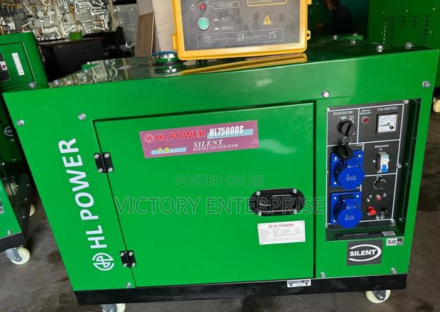 Diesel Aircooled Generator Hl Power Uk 7.5kva With Ats
