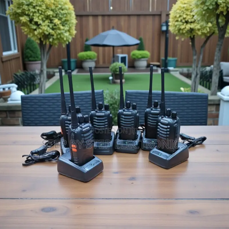 3-5km Range Baofeng Bf-888s Walkie Talkie Radio Calls- 6 Pieces