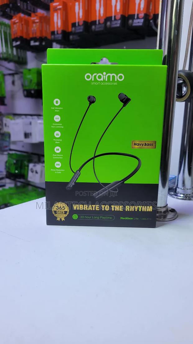 Oraimo Necklace Lite Call Vibration Wireless Headphones